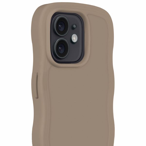 Holdit Wavy Case Apple iPhone 12 (Pro) - Mocha Brown