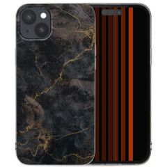 imoshion Design Hülle Apple iPhone 15 Plus - Black Marble Transparent