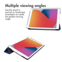 imoshion Trifold Klapphülle Apple iPad 9 (2021) 10.2 Zoll / iPad 8 (2020) 10.2 Zoll / iPad 7 (2019) 10.2 Zoll - Cobalt Blue