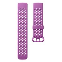 Fitbit Sport Silikonarmband für  Fitbit Charge 3 / 4 - Größe L - Berry