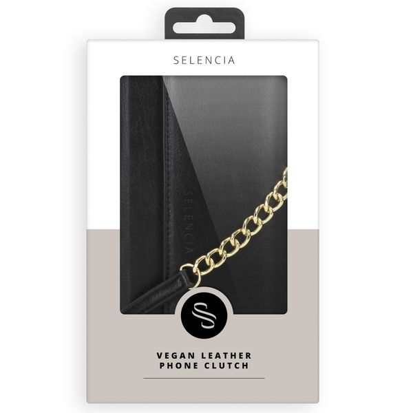 Selencia Clutch Klapphülle aus veganem Leder mit herausnehmbarem Case Galaxy S10