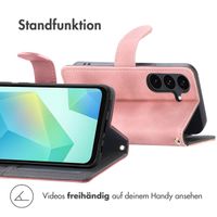 imoshion Klapphülle mit Kordel Samsung Galaxy S25 FE - Rosa