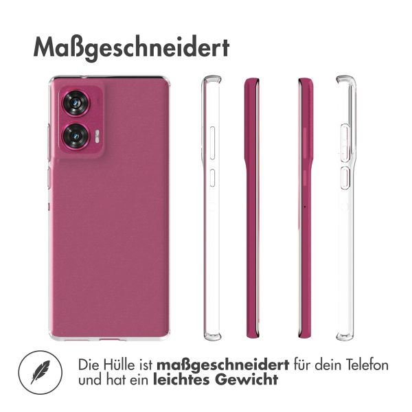 Accezz TPU Clear Cover für das Motorola Edge 50 Fusion - Transparent