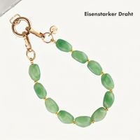 Selencia Satin Crush Handgelenkschlaufe - Mint Green