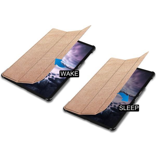 imoshion Trifold Klapphülle Samsung Galaxy Tab A 10.5 (2018) - Gold