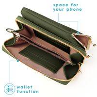 imoshion Vegane Leder-Handytasche Crossbody - Grün