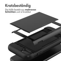 imoshion Backcover mit Kartenfach Apple iPhone SE (2022 / 2020) / 8 / 7 - Schwarz