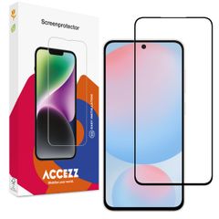 Accezz Full Cover Screen Protector aus gehärtetem Glas Samsung Galaxy S25 FE