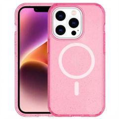 imoshion Sparkle Back Cover mit MagSafe Apple iPhone 14 Pro Max - Glitzer Rosa