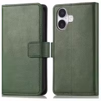 imoshion Luxuriöse Klapphülle Apple iPhone 16 - Grün