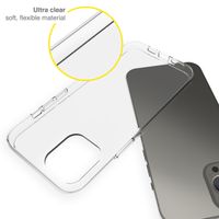 Accezz Clear TPU Backcover Apple iPhone 13 Pro Max - Transparent