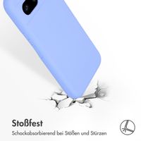 Accezz Liquid Silikoncase Google Pixel 8a - Violett