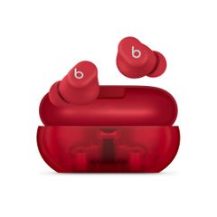 Beats Solo Buds Wireless Earbuds – Bluetooth-In-Ear-Kopfhörer - Transparent Red