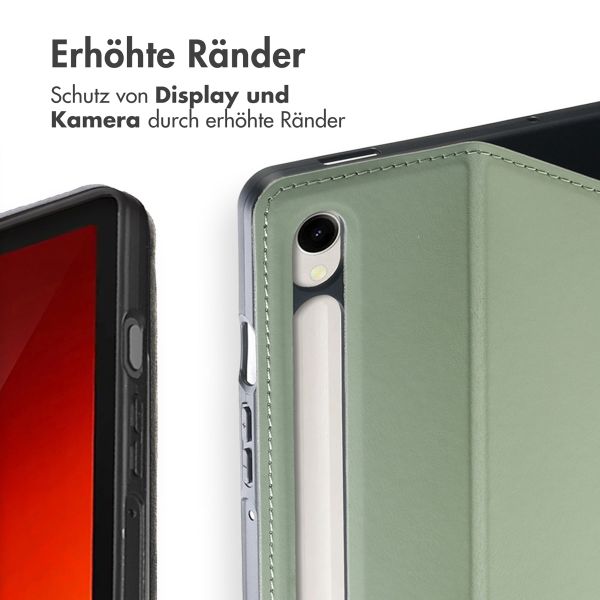 Accezz Classic Tablet Case Samsung Galaxy Tab S10 Ultra / Tab S9 Ultra - Grün