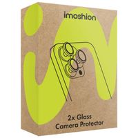 imoshion Kameraprotektor aus Glas 2er-Pack für das Apple iPhone 16 / 16 Plus - Schwarz