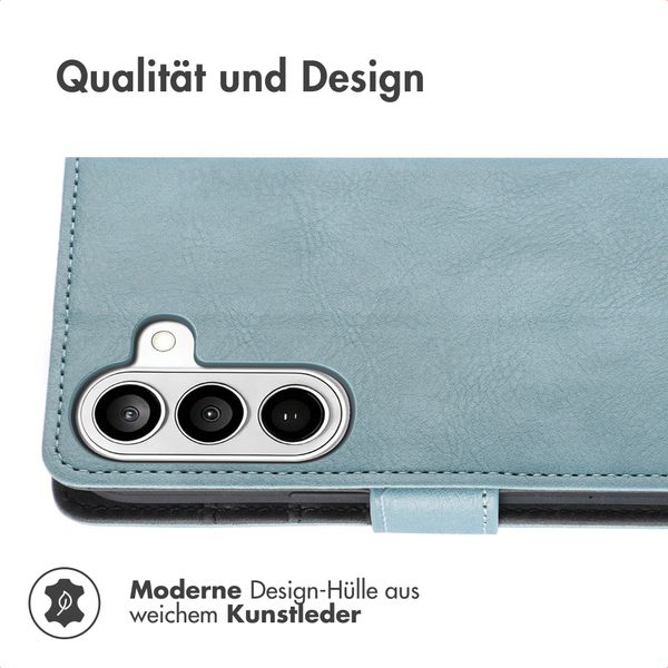 imoshion Luxuriöse Klapphülle Samsung Galaxy S26 - Hellblau