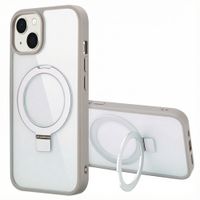 Accezz Ring Stand Backcover mit MagSafe Apple iPhone 13 - Grau