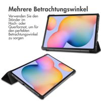 imoshion Trifold Klapphülle Samsung Galaxy Tab S6 Lite / Tab S6 Lite (2022) / Tab S6 Lite (2024) - Schwarz