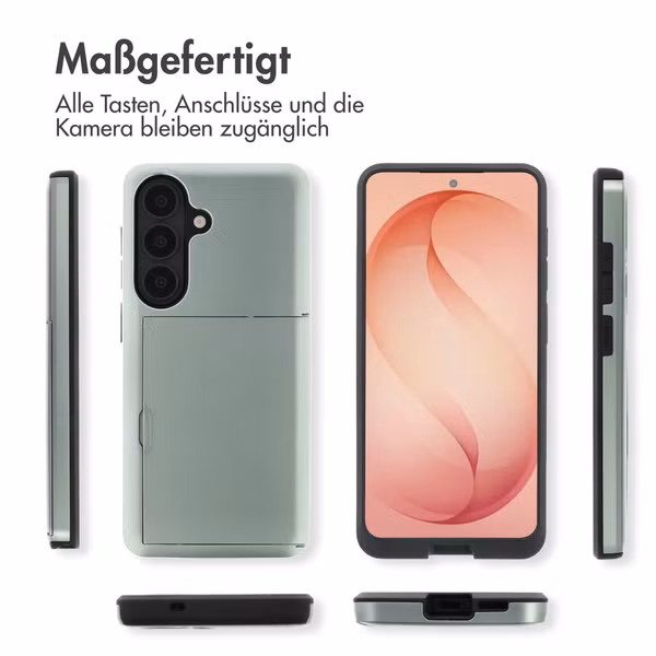 imoshion Backcover mit Kartenfach Samsung Galaxy S26 Plus - Grün