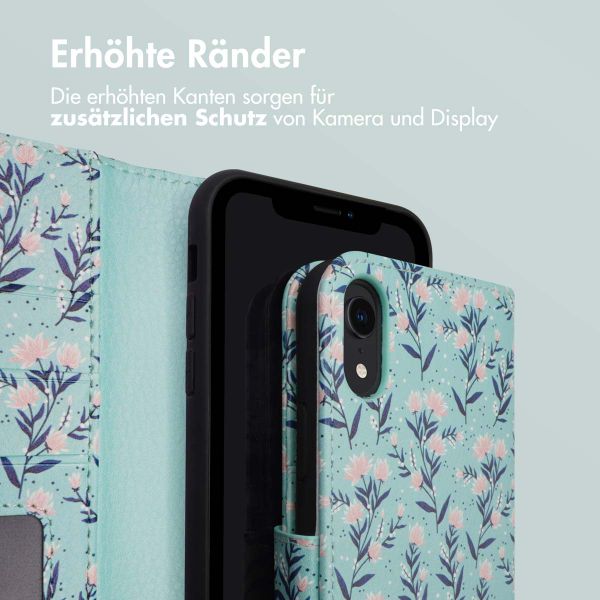 imoshion ﻿Design Klapphülle für das iPhone Xr - Blue Flowers