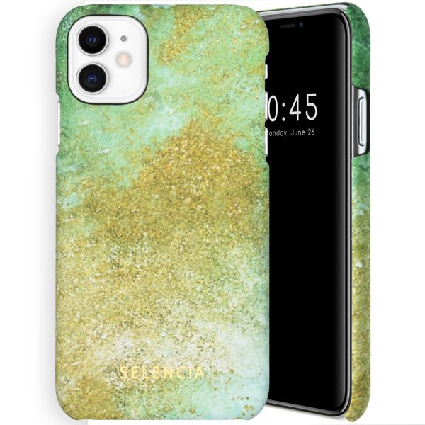 Selencia Maya Fashion Backcover iPhone 11 - Green Nature