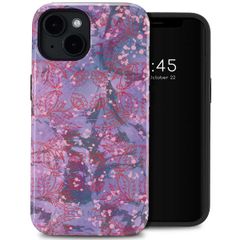 Selencia Vivid Rückabdeckung mit MagSafe Apple iPhone 14 - Fresh Paint Flower Orange