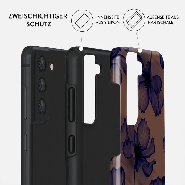 Burga Tough Back Cover für das Samsung Galaxy S21 FE - Velvet Night