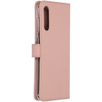 Selencia Echtleder Klapphülle Samsung Galaxy A50 / A30s - Dusty Pink
