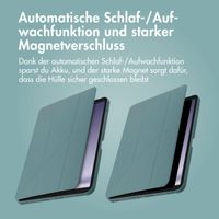 imoshion Origami Klapphülle Samsung Galaxy Tab A9 Plus - Dunkelgrün