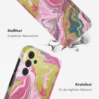 Selencia Vivid Back Cover Samsung Galaxy A15 (5G) - Marble Pink