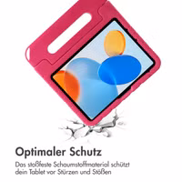 imoshion Kindersichere Schutzhülle mit abnehmbaren Ansteckern Apple iPad 11 (2025) 11 Zoll A16 / iPad 10 (2022) 10.9 Zoll - Rosa