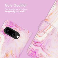 imoshion Design Klapphülle Google Pixel 9A - Purple Marble