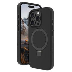 dbramante1928 Iceland Ultra D3O Back Cover mit MagSafe Stand Apple iPhone 16 Pro - Schwarz