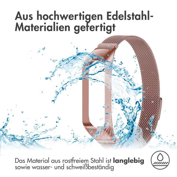 imoshion Magnetisches Milanaise Armband für das  Samsung Galaxy Fit 2 - Rosa
