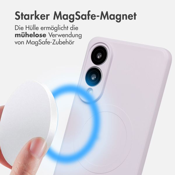 imoshion Color Back Cover mit MagSafe Samsung Galaxy S25 Edge - Violett