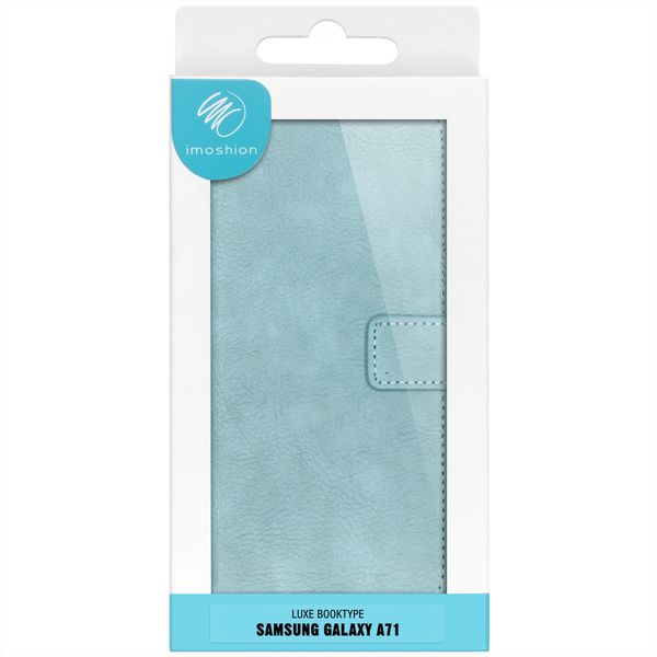 imoshion Luxuriöse Klapphülle Samsung Galaxy A71 - Hellblau
