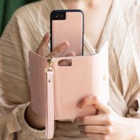 Selencia Clutch Klapphülle aus veganem Leder mit herausnehmbarem Case iPhone Xr