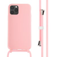 imoshion Silikonhülle mit Band für das iPhone 11 Pro - Rosa