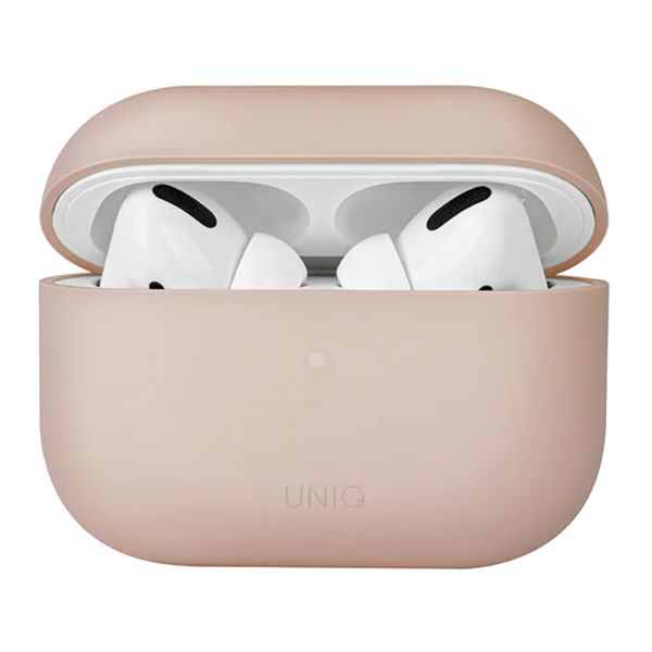 Uniq Lino Hybrid Liquid Silicone Case für Apple AirPods Pro 2 - Blush Pink