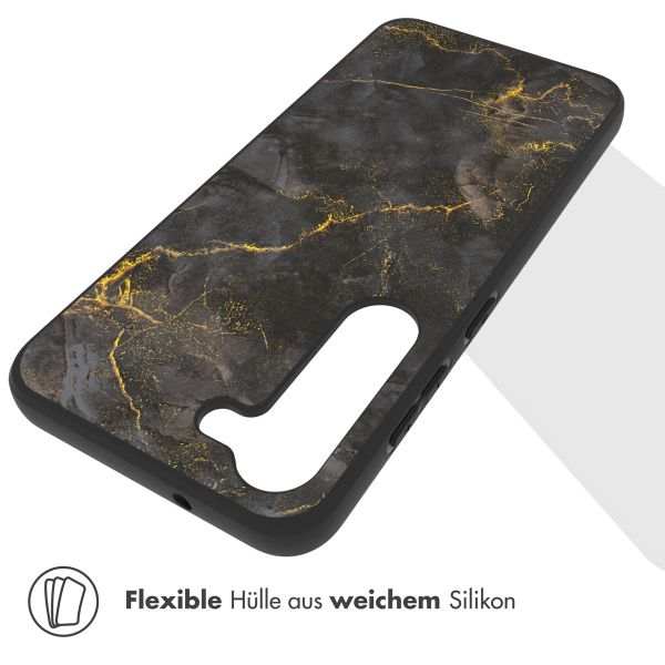 imoshion Design Hülle Samsung Galaxy S23 Plus - Black Marble