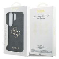 Guess 4G Metal Logo Back Cover Samsung Galaxy S26 Ultra - Schwarz