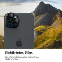 imoshion 2er-Pack Objektivschutz für Kamera für das Apple iPhone 15 / 15 Plus - Black
