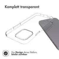 Accezz TPU Clear Backcover für das iPhone 15 Pro Max - Transparent