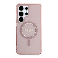 Guess MagSafe IML Glitter Gradient Case Samsung Galaxy S25 Ultra - Rosa