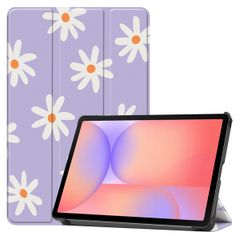 imoshion Design Trifold Klaphülle Samsung Galaxy Tab S9 11.0 Zoll / Tab S10 FE / S9 FE 10.9 Zoll - Flower Distance