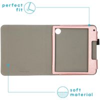 imoshion Vegan Leather Klapphülle Kobo Libra 2 / Tolino Vision 6 - Rosé gold