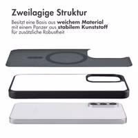 Accezz Rugged Frosted Back Cover mit MagSafe Samsung Galaxy A36 / A56 - Schwarz