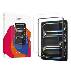 Accezz Schutzfolie aus gehärtetem Glas mit Applikator Apple iPad Pro 13 (2025) M5 / (2024) M4