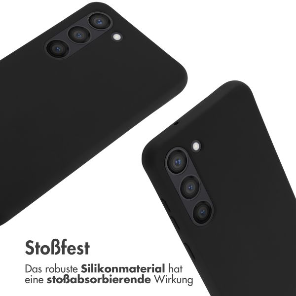 imoshion SilikonHülle mit Band Samsung Galaxy S23 - Schwarz