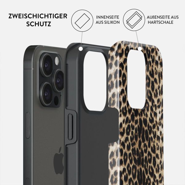 Burga Tough Back Cover für das Apple iPhone 15 Pro - Player